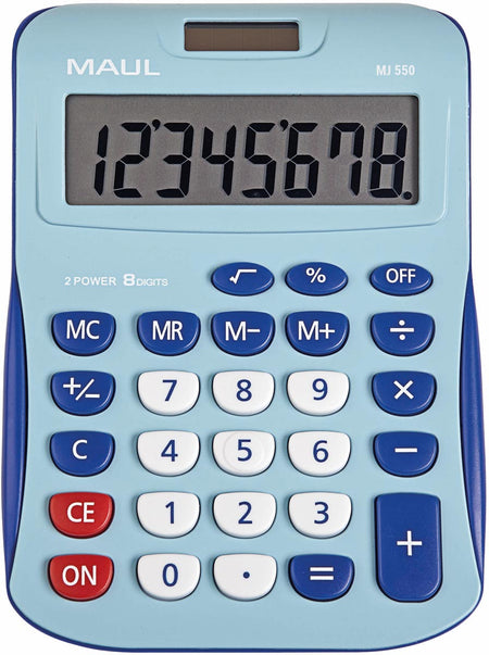 Maul - Tischrechner MJ 550, Junior, hellblau