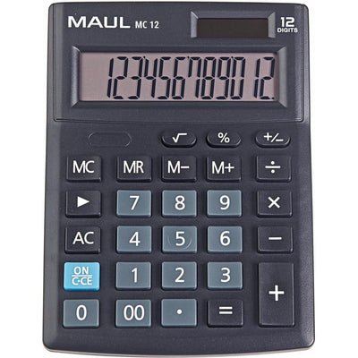 Maul - Tischrechner MC 12, schwarz