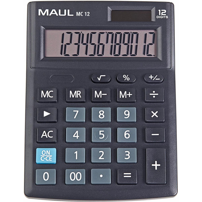 Maul - Tischrechner MC 12, schwarz