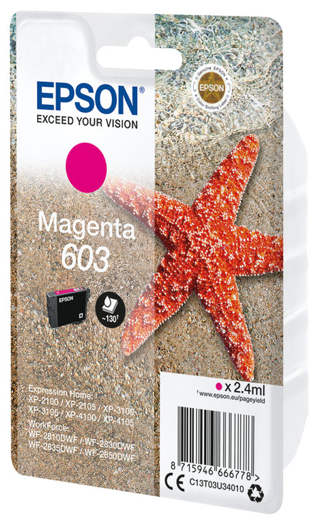 Epson - Tintenpatrone 603 T03U3 rot
