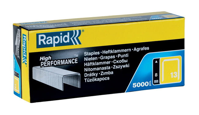 Rapid -  Nieten 13/8 gegalvaniseerd standaard 5000 stuks