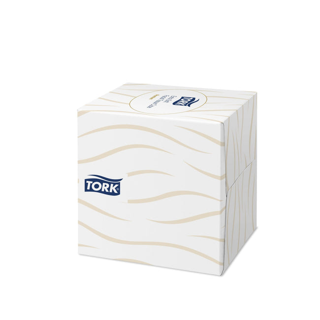 Tork -  Facial tissues premium kubus 2laags wit | 30 stuks