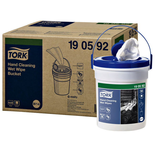 Tork -  Handreinigingsdoek w14 premium 1laags wit