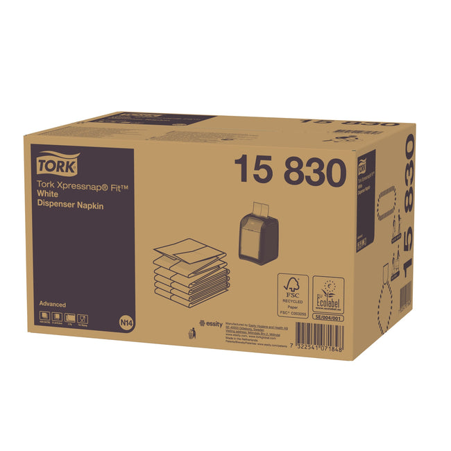 Tork -  Servet n14 advanced multifold 2laags wit | 6 stuks