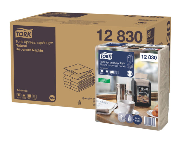 Tork -  Servet n14 advanced multifold 2laags naturel | 288 stuks