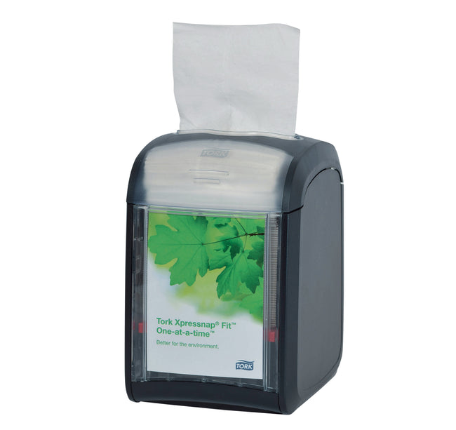 Tork -  Servetdispenser n14 signature line zwart | 480 stuks