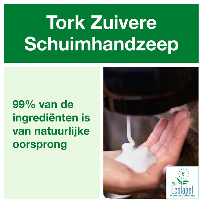 Tork -  Handzeep s4 premium schuim 1000ml clarity | 480 stuks