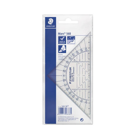 Staedtler - Geodreieck 568 160mm transparent | 10 Stück