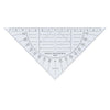 Aristo - Geodriehoek 1550 160mm flexibel transparent | 10 Stück