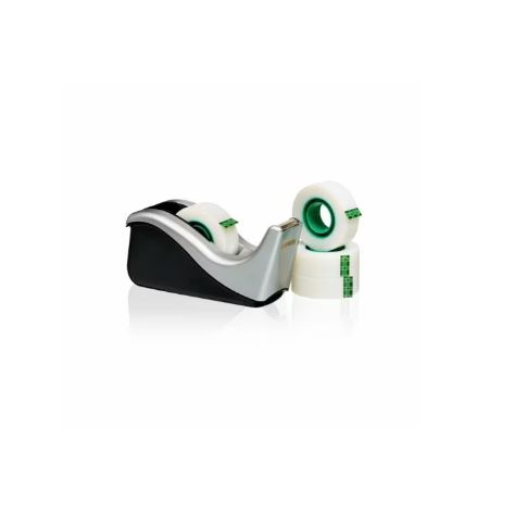 Scotch - Klebebandabroller C60 silber + 4 Rollen Magic e