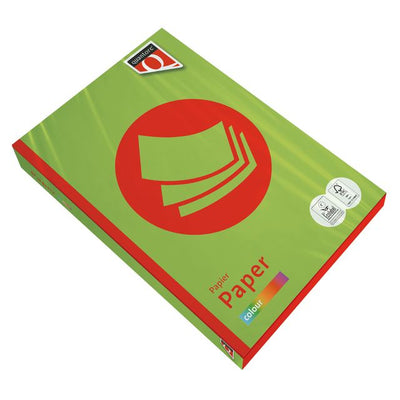 Quantore - Kopierpapier Farbe A4 160gr hellgrün 250 Blatt | 5 Stück