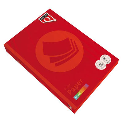 Quantore - Kopierpapier Farbe A4 160gr leuchtend rot 250 Blatt