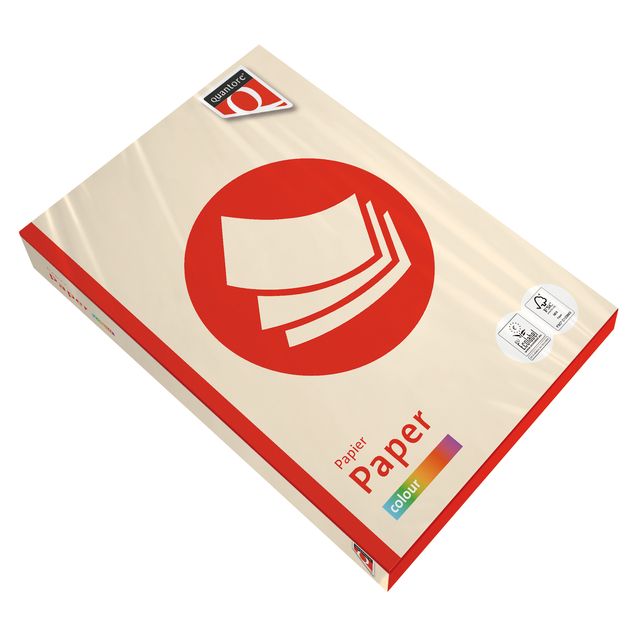 Quantore - Kopierpapier Farbe A4 160gr Creme 250 Blatt