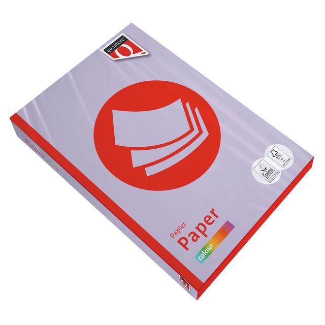 Quantore - Kopierpapier Farbe A4 120gr lila 250 Blatt | 5 Stück