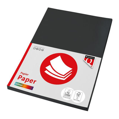 Quantore - Kopierpapier Farbe A4 120gr schwarz 100 Blatt