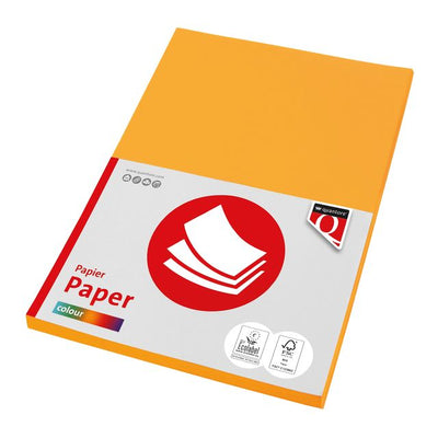Quantore - Kopierpapier Farbe A4 120gr tiefgelb 100 Blatt