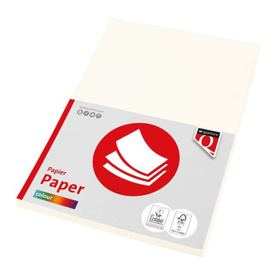 Quantore - Kopierpapier Farbe A4 120gr cremeweiß 100 Blatt