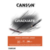 Canson - Skizzenpapier Graduate Sketch 40 Blatt 96gr A3 naturweiß