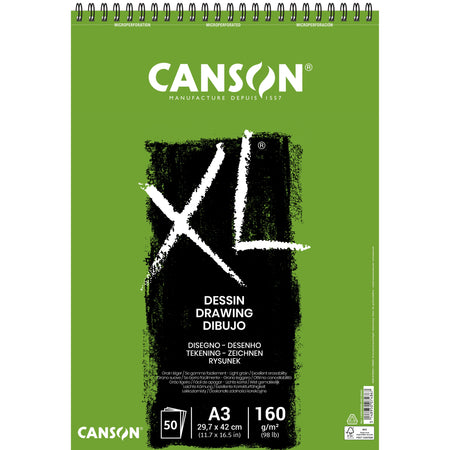 Canson -  Tekenpapier  xl drawing 50vel 160gr a3 wit | 5 stuks