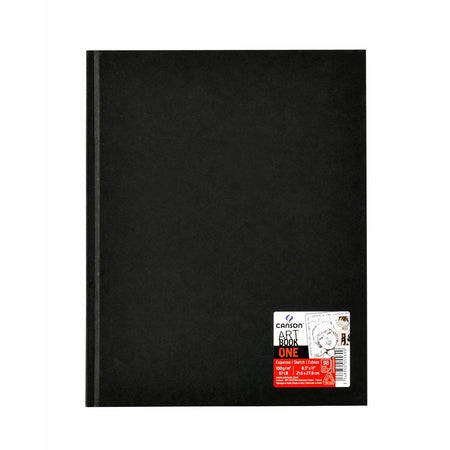 Canson - Skizzenbuch Art Book One Hardcover 98 Blatt 100gr 216x279mm weiß | 6 Stück