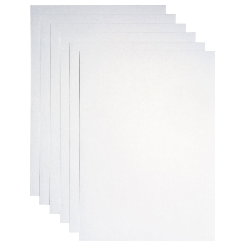 Papicolor - Kopierpapier A4 120gr 6 Blatt Metallic-Perlweiß