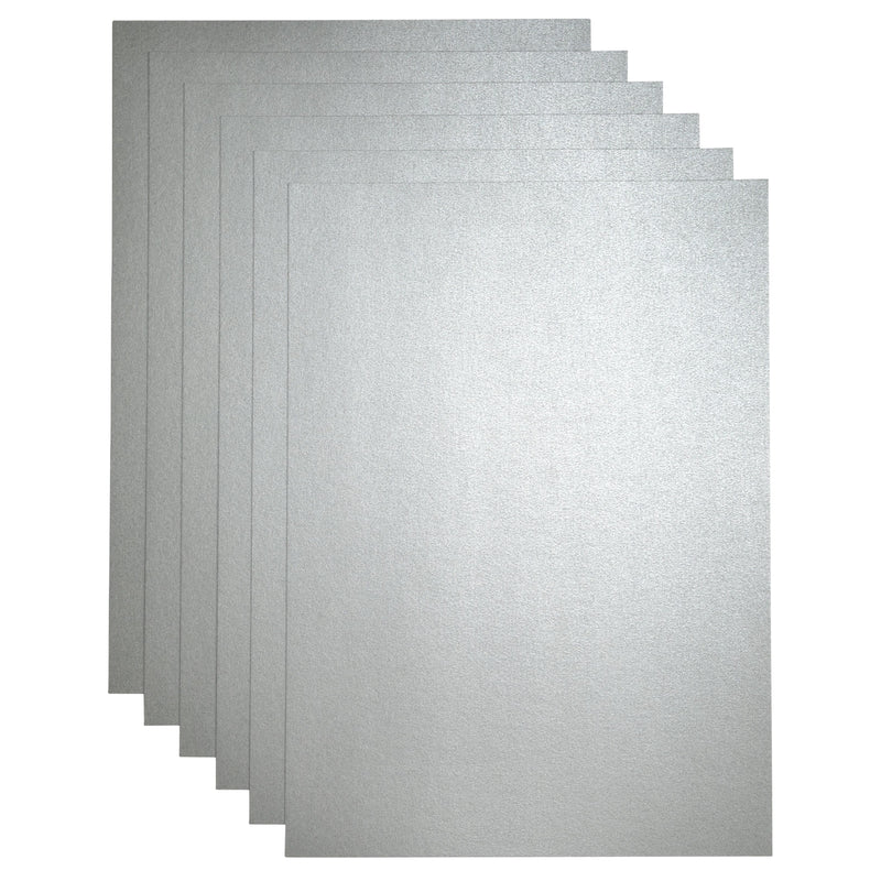 Papicolor - Kopierpapier A4 120gr 6 Blatt Metallic-Silber