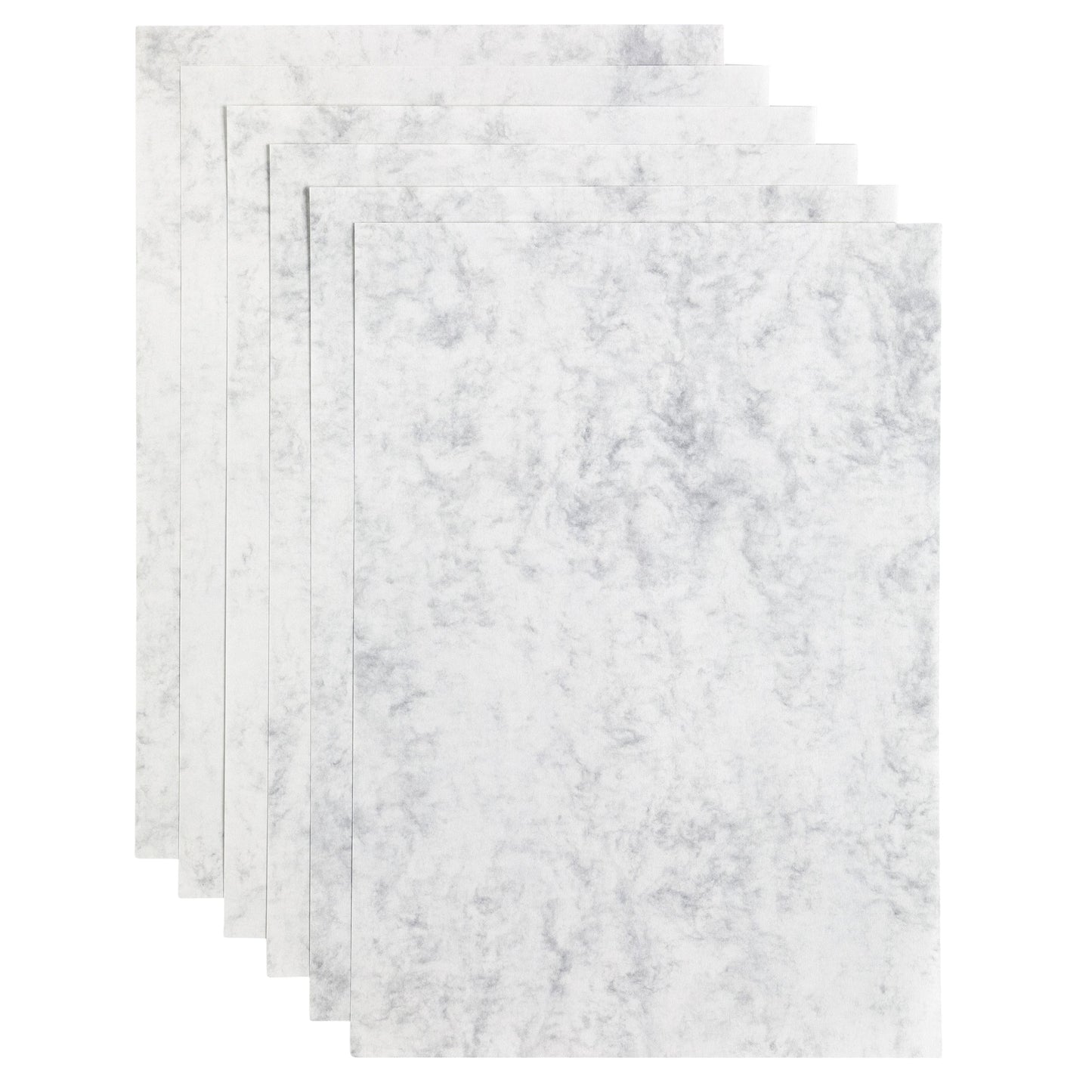Papicolor - Kopierpapier A4 200gr 6 Blatt marmorgrau