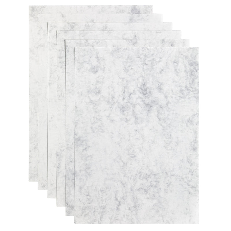 Papicolor - Kopierpapier A4 200gr 6 Blatt marmorgrau