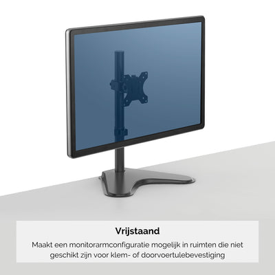 Fellowes - Seasa Monitorarm, freistehend, für 1 Bildschirm