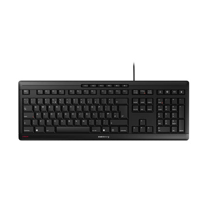 CHERRY -   STREAM toetsenbord Kantoor USB QWERTY Brits Engels Zwart