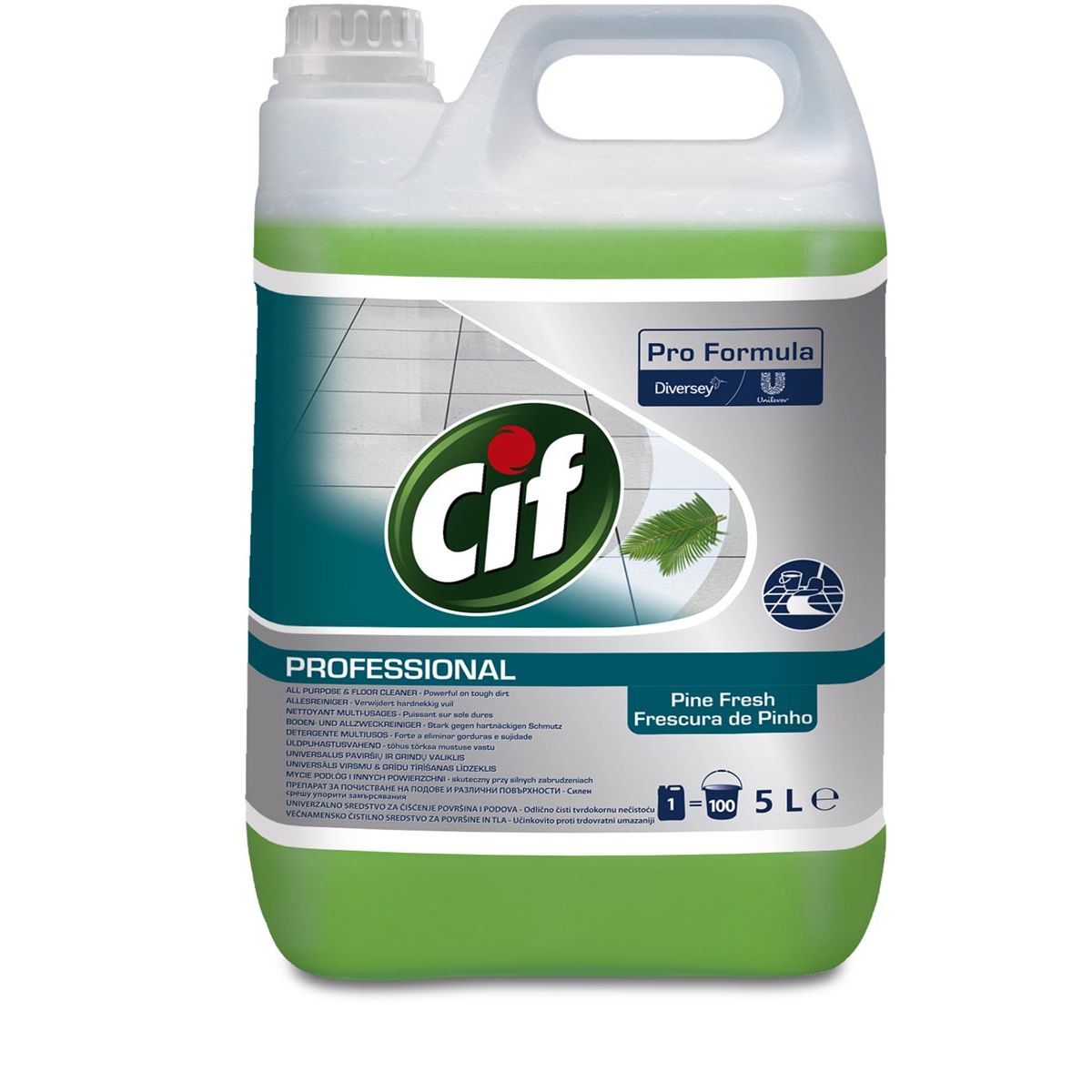 Cif - Allzweckreiniger Kiefernfrisch, 5 Liter Flasche