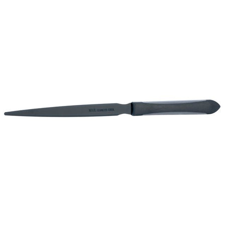 MAUL - Brieföffner Profi schwarz beschichteter Gummigriff, schwarz lackierte Edelstahlklinge 21,5 cm | 12 Stück