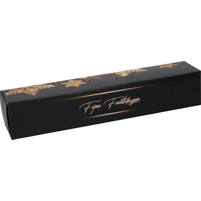 Klika - Rutenbox | Glitzersterne | Pappe | 60x60x320mm | Weihnachten | 100 Stück