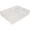 Klika -  Deksel | chocoladeletterdoos GK1 | PET | rechthoekig | 152x112x25mm | transparant | 145 stuks