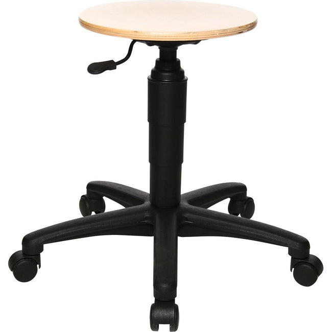 Topstar - Tophocker Tec 60, ohne Fußring, mit Rollen, Holz