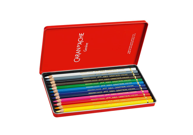 Caran d'ache -  Kleurpotlood caran d ache pablo ass blik 18st