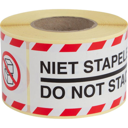 Rillprint - Etiketten Nicht verschließen, ft 46 x 125 mm, Rolle à 250 Stück