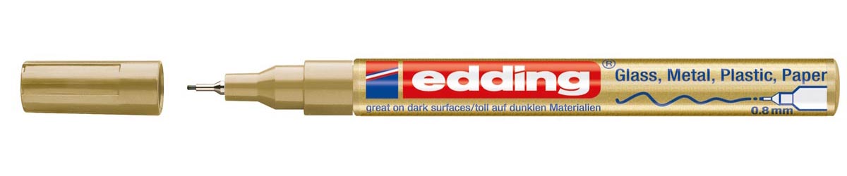 Edding - Glanzlackmarker E-780 CR Gold