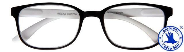 Lesebrille +3.00 Entspannen Sie Schwarz und Weiß