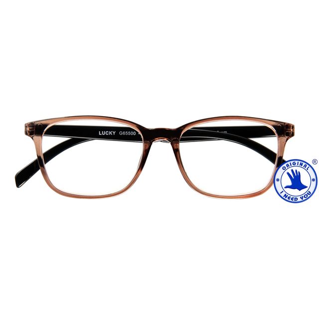 Quantore - Lesebrille +3,00 dpt Lucky braun-schwarz