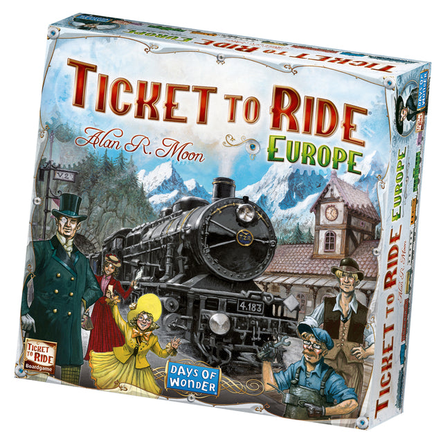 Bruna-Büro – Brettspielticket für eine Fahrt durch Europa