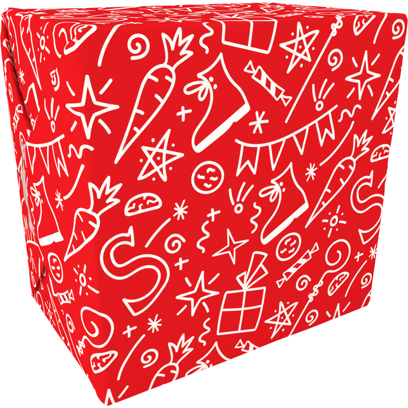 Klika - Geschenkpapier | 30cm | 200m | 80gr/m² | Roter |