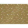 Klika -  Cadeaupapier | 30cm | 200m | 80gr/m² | Sterren | goud/wit | rol à ca. 200 meter
