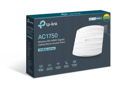 TP-Link -   Omada EAP245 1750 Mbit/s Wit Power over Ethernet (PoE)