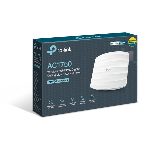 TP-Link -   Omada EAP245 1750 Mbit/s Wit Power over Ethernet (PoE)