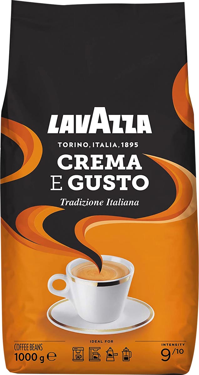 Lavazza -  koffiebonen cafe crema e gusto classic, zak van 1 kg