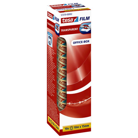 Tesa - Klebebandfolie® 10mx15mm transparent 10 Rollen,