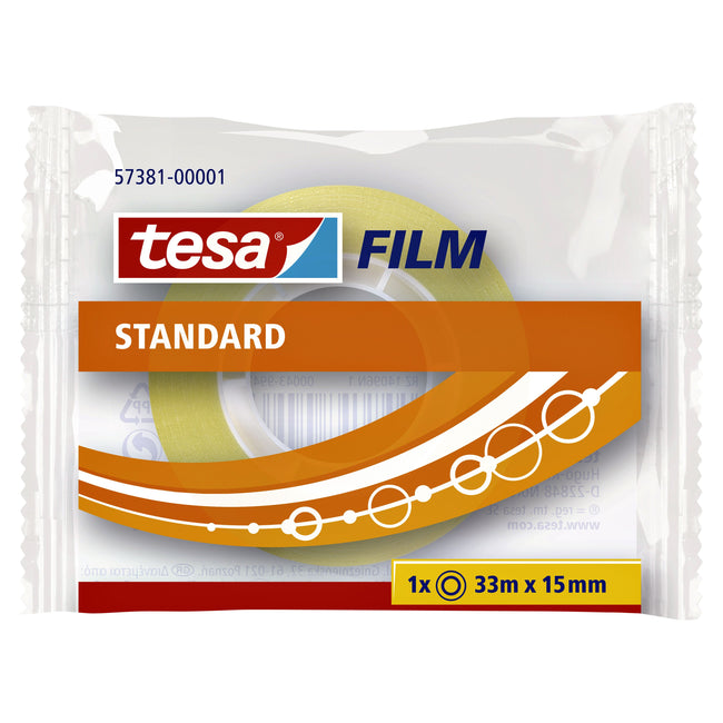 Tesa - Klebebandfolie® Standard 33mx15mm transparent