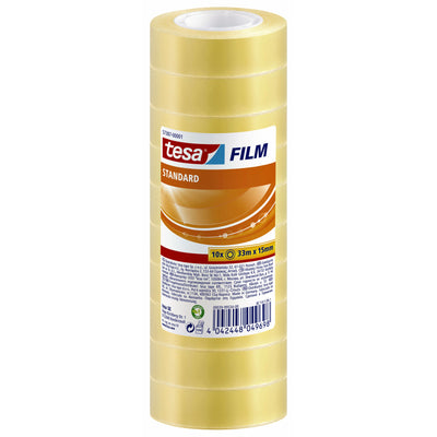 Tesa - Klebebandfolie® Standard 33mx15mm Schrumpf transparent 10 Rollen