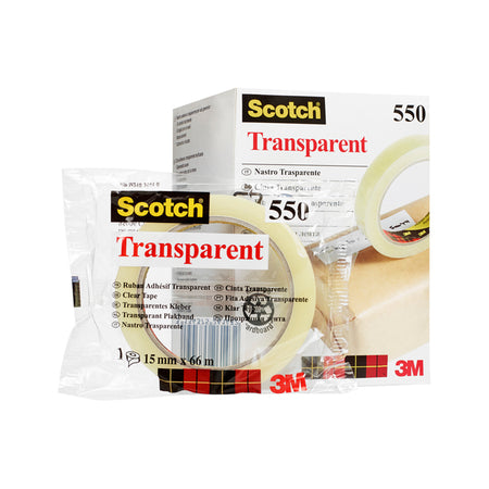 Scotch - Klebeband 550 15mmx66m transparent